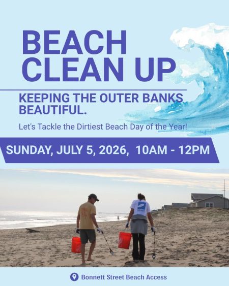 Surfrider Foundation Outer Banks, Beach Cleanup