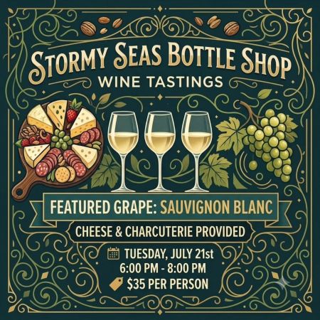 Stormy Seas Bottle Shop, Wine Tasting - Sauvignon Blanc
