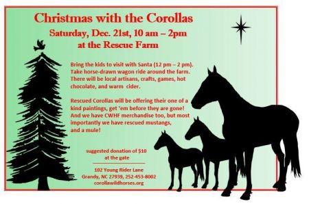 Corolla Wild Horse Fund, Christmas with the Corollas