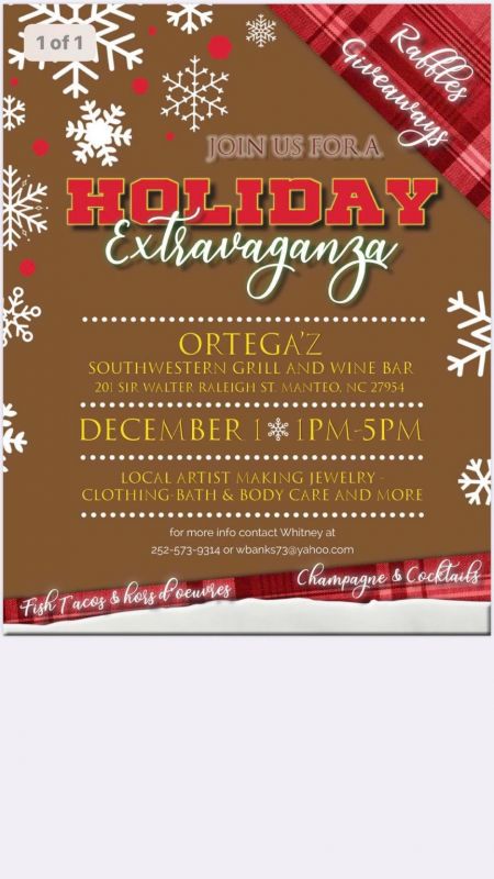OBX Events, Holiday Extravaganza at Ortega'z