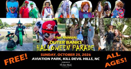 OBX Events, 13th Annual Outer Banks Halloween Parade of Costumes