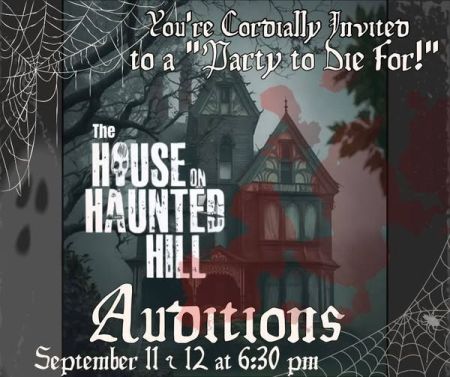 Theatre of Dare, Auditions: The House on Haunted Hill