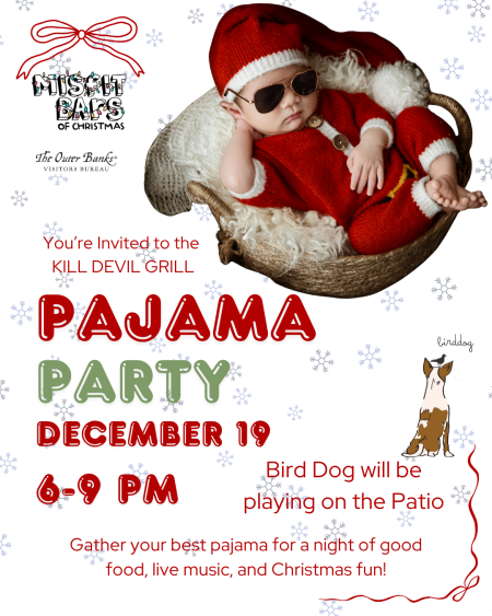 Misfit Bars of Christmas Crawl, Pajama Party at Kill Devil Grill