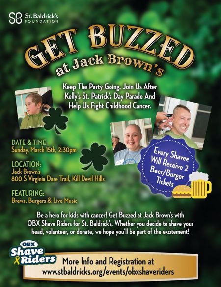OBX Events, OBX Shave Riders for St. Baldrick's