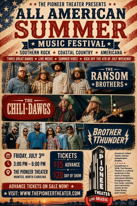 The Pioneer Theater, All American Summer Music Festival