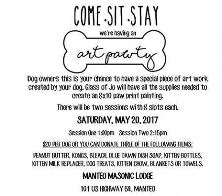 OBX Events, Come - Sit - Stay We're Having an Art Pawty