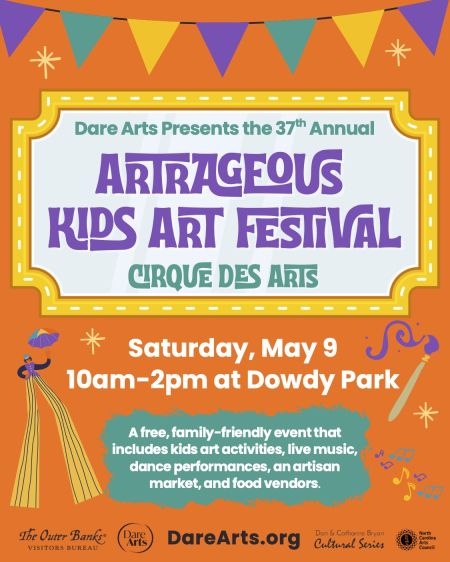 Dare County Arts Council, 37th Annual Artrageous Kids Art Festival