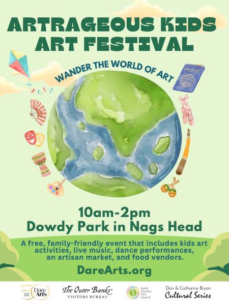 Dare County Arts Council, 37th Annual Artrageous Kids Art Festival