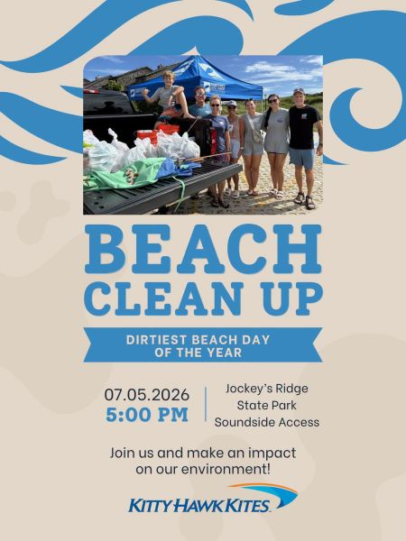 Kitty Hawk Kites, Soundside Beach Cleanup