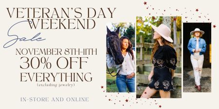 Foxy Flamingo Boutique, Veterans Day Sale