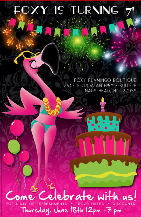 Foxy Birthday Party!, Foxy Flamingo Boutique