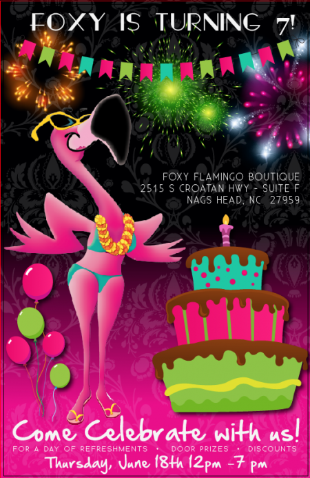 Foxy Flamingo Boutique, Foxy Birthday Party!