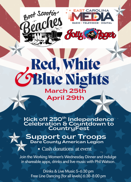 Jolly Roger Restaurant, Red, White, & Blue Nights