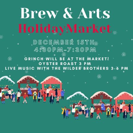 Outer Banks Brewing Station, Brew & Arts Holiday Market & Lunch with the Grinch