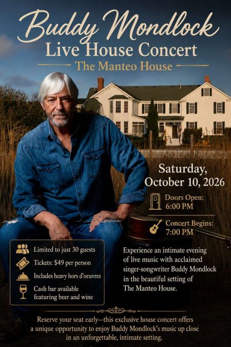 The Pioneer Theater, Buddy Mondlock Concert