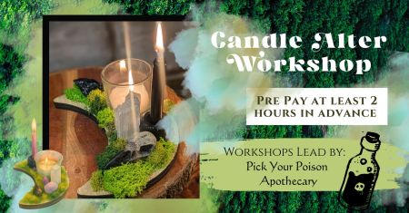 Traveler's Moon, Candle Altar Workshop