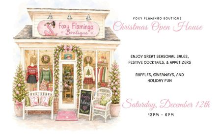 Foxy Flamingo Boutique, Christmas Open House