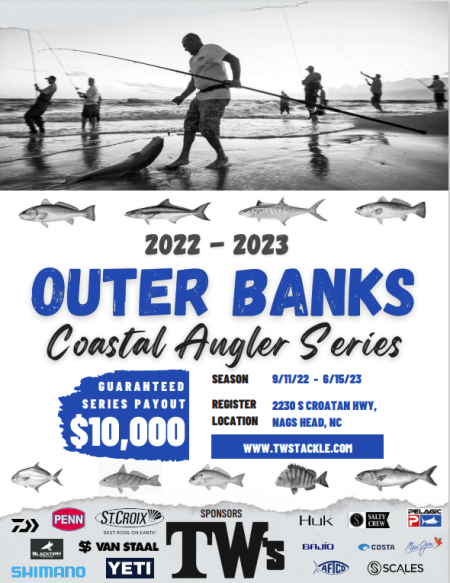 TW’s Bait & Tackle, Outer Banks Coastal Angler Series - Registration Open