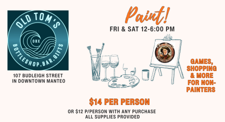 Old Tom's Beer, Wine & Provisions, Windy Day Paint & Game Days