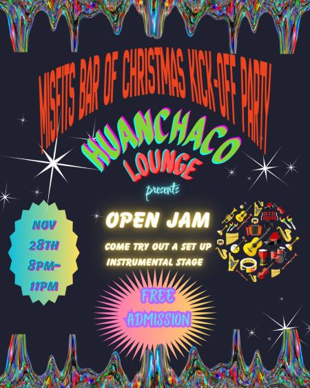 Huanchaco Lounge, Open Jam with Jordan & Josh