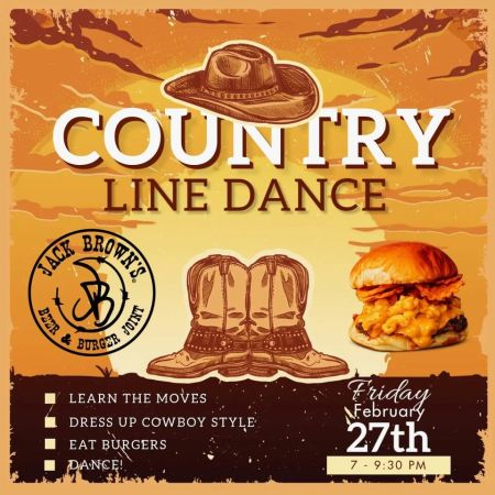 Jack Brown's Beer & Burger Joint, Country Line Dancing