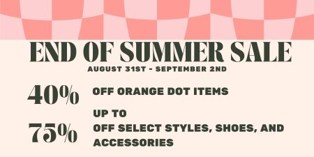 Foxy Flamingo Boutique, End of Summer Sale