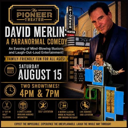 The Pioneer Theater, Dave Merlin: A Paranormal Comedy