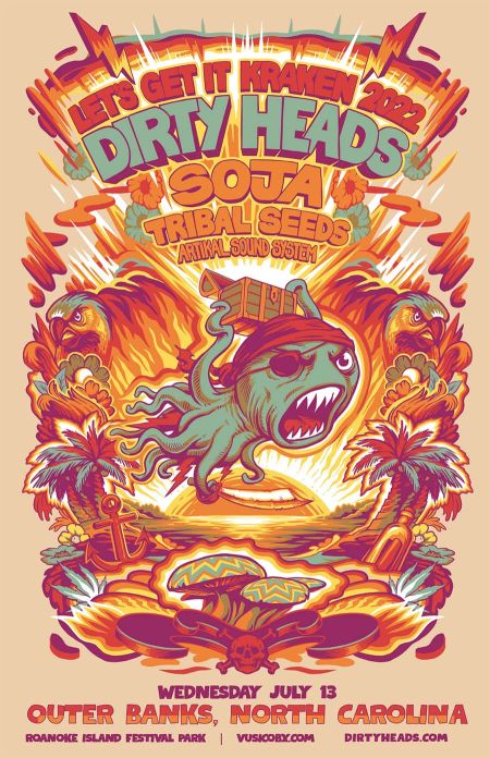 Roanoke Island Festival Park, Dirty Heads, SOJA, Tribal Seeds & Artikal Sound System