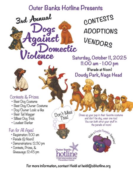 Outer Banks Hotline, Dogs Against Domestic Violence