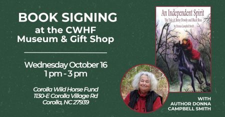 Corolla Wild Horse Fund, Book Signing at the CWHF Museum Gift Shop