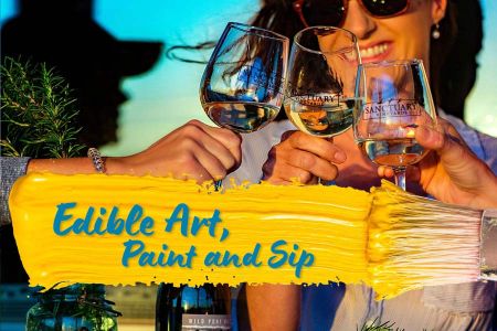 Sanctuary Vineyards, Edible Art, Paint and Sip - Taste of the Beach