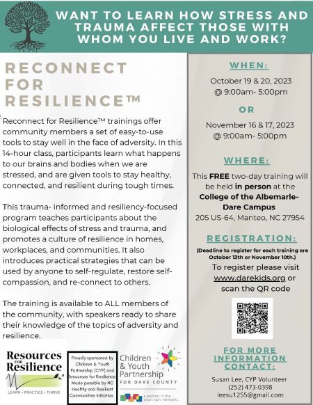 Children and Youth Partnership, Reconnect for Resilience