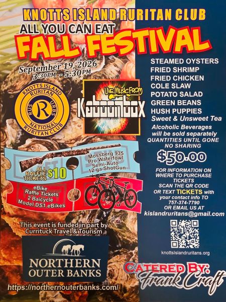 The Northern Outer Banks, Fall Oyster & Shrimp Feast
