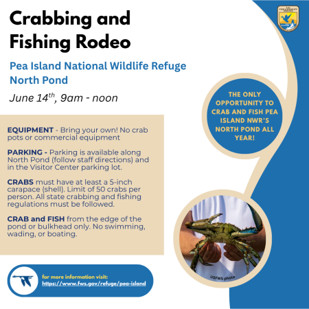 Coastal North Carolina National Wildlife Refuges, Pea Island Crabbing and Fishing Rodeo