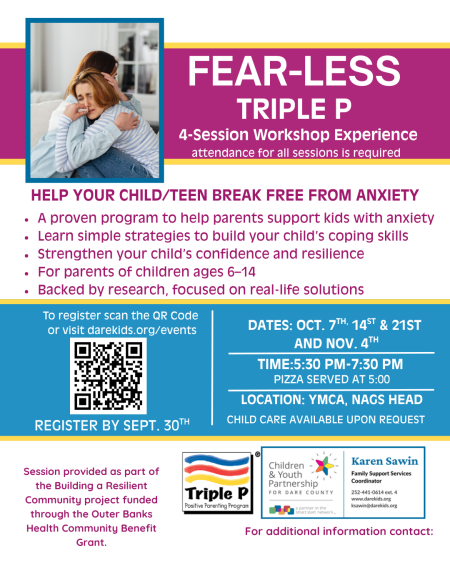 Children and Youth Partnership, Fear-Less Triple P Workshop