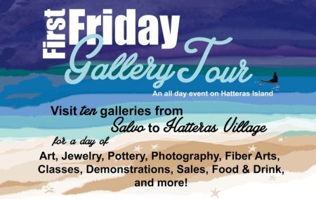 Hatteras Island Events, First Friday Gallery Tour