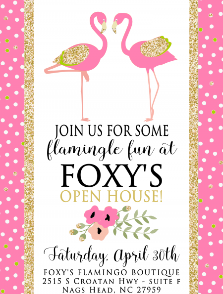 Foxy Flamingo Boutique, Open House