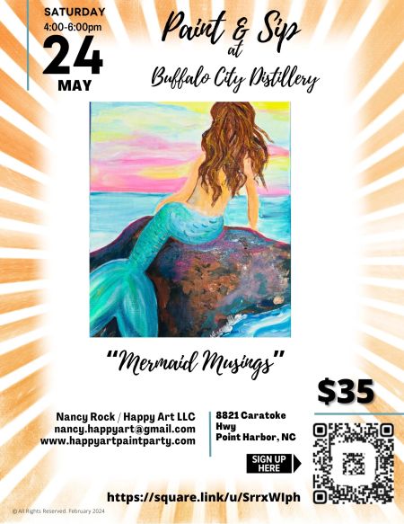 Buffalo City Distillery, "Mermaid Musings" Paint & Sip