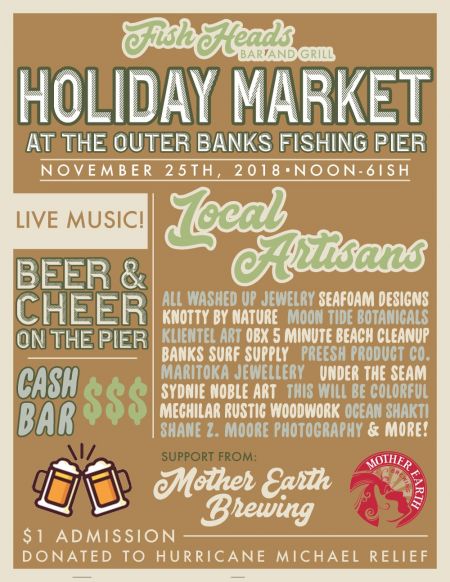 Fish Heads Bar & Grill, Holiday Market on the Pier