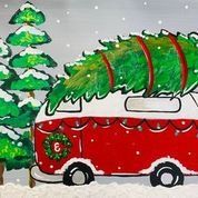 OBX Events, Christmas VW Bus Paint Party