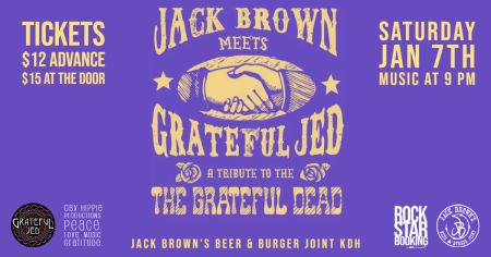 Jack Brown's Beer & Burger Joint, Grateful Jed