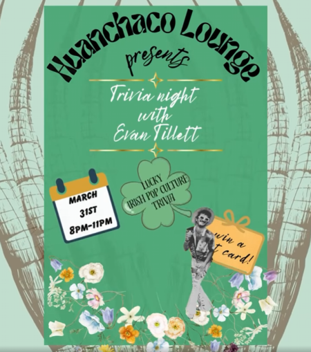 Huanchaco Lounge, Trivia Night Hosted by Evan Tillet