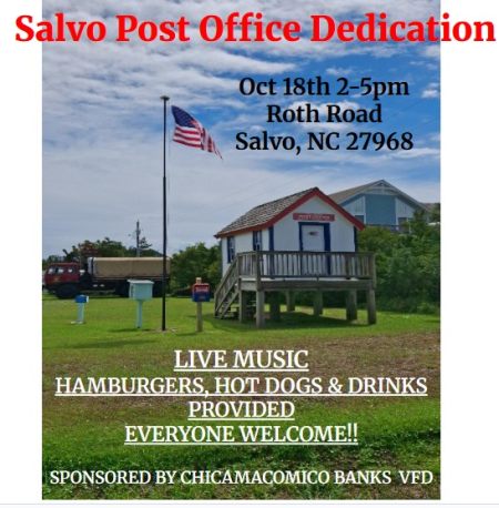 OBX Events, Salvo Post Office Dedication