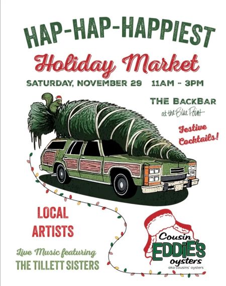 THE BLUE POINT Restaurant in Duck, NC, Hap-Hap-Happiest Holiday Market