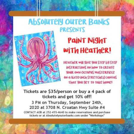 Absolutely Outer Banks, Paint Night
