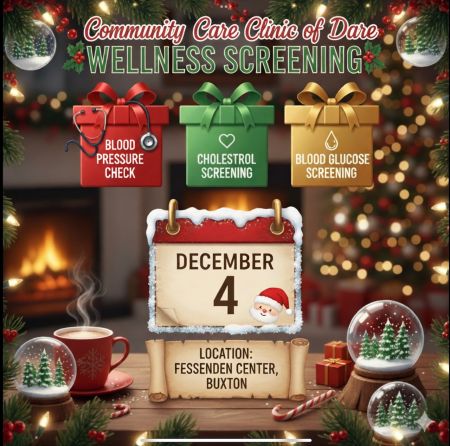 Community Care Clinic of Dare, Wellness Screening