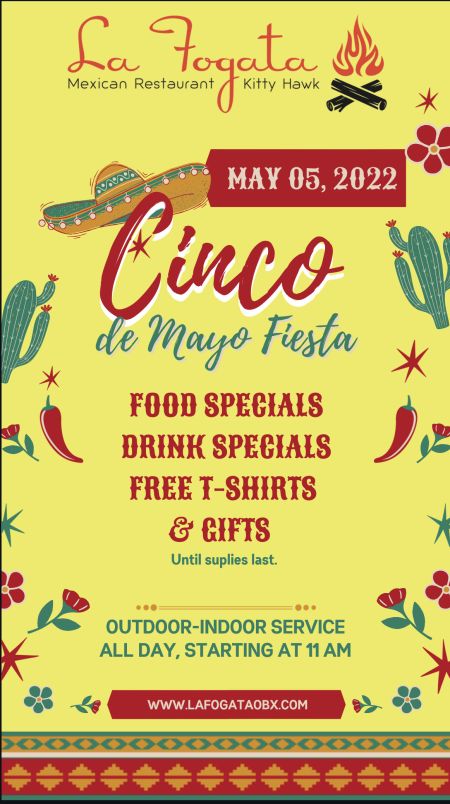 La Fogata Mexican Restaurant Kitty Hawk, Cinco de Mayo Fiesta