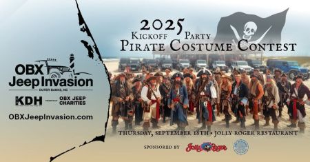 Jolly Roger Restaurant, Jeep Invasion Kick-Off Party and Pirate Costume Contest