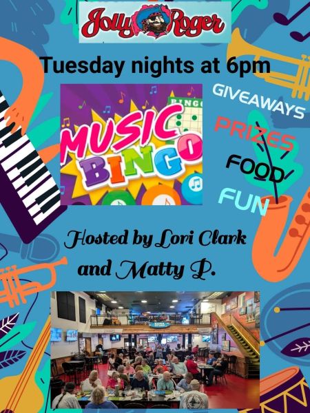 Jolly Roger Restaurant, Music Bingo