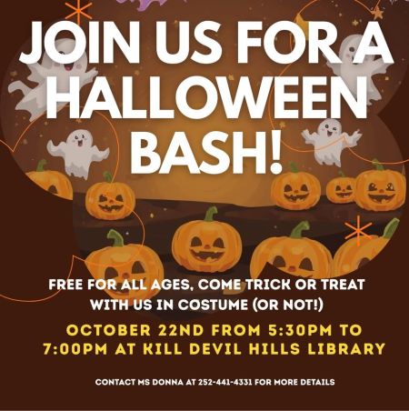 Dare County Library, Family Halloween Party